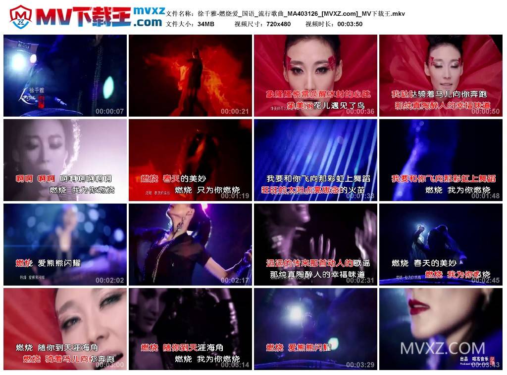 徐千雅-燃烧爱_国语_流行歌曲_MA403126